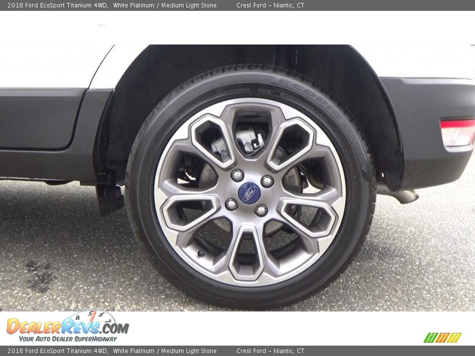 2018 Ford EcoSport Titanium 4WD White Platinum / Medium Light Stone Photo #21