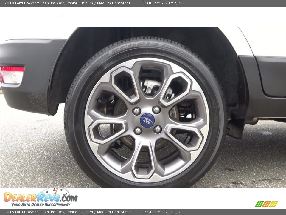 2018 Ford EcoSport Titanium 4WD White Platinum / Medium Light Stone Photo #23