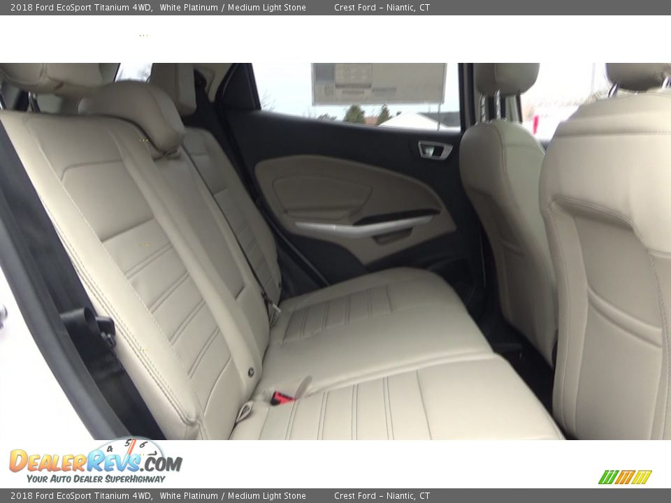 2018 Ford EcoSport Titanium 4WD White Platinum / Medium Light Stone Photo #24