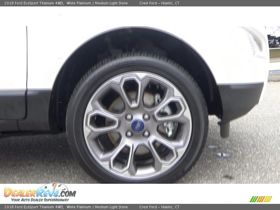 2018 Ford EcoSport Titanium 4WD White Platinum / Medium Light Stone Photo #27