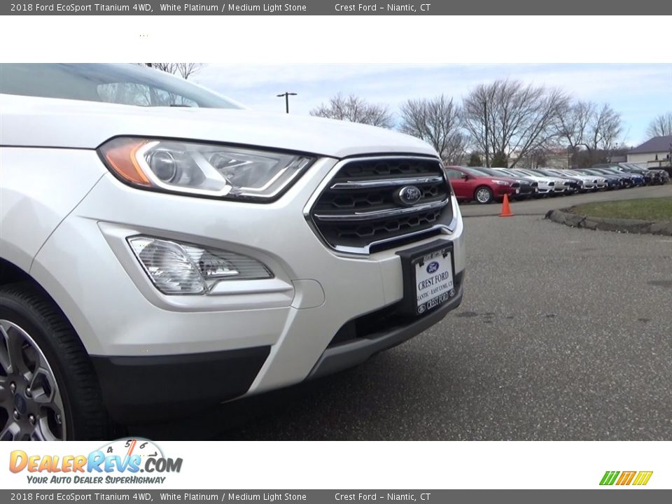 2018 Ford EcoSport Titanium 4WD White Platinum / Medium Light Stone Photo #28