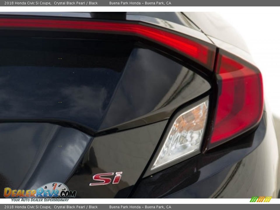 2018 Honda Civic Si Coupe Crystal Black Pearl / Black Photo #4