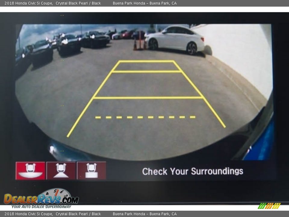 2018 Honda Civic Si Coupe Crystal Black Pearl / Black Photo #6