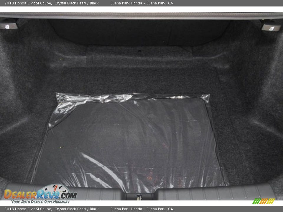 2018 Honda Civic Si Coupe Crystal Black Pearl / Black Photo #18