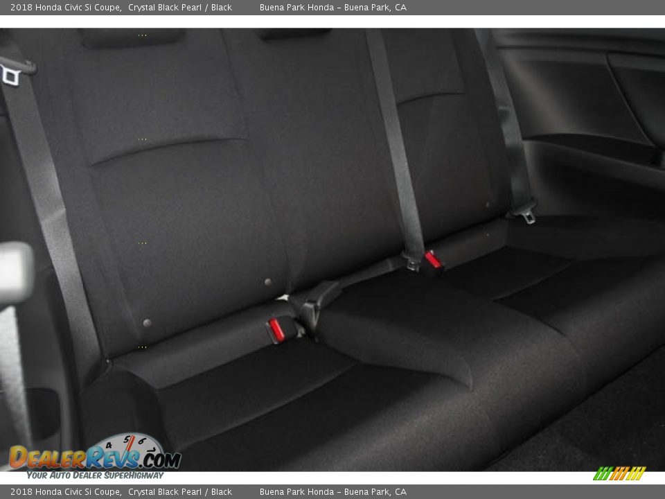 2018 Honda Civic Si Coupe Crystal Black Pearl / Black Photo #20