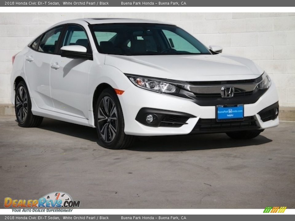 2018 Honda Civic EX-T Sedan White Orchid Pearl / Black Photo #1