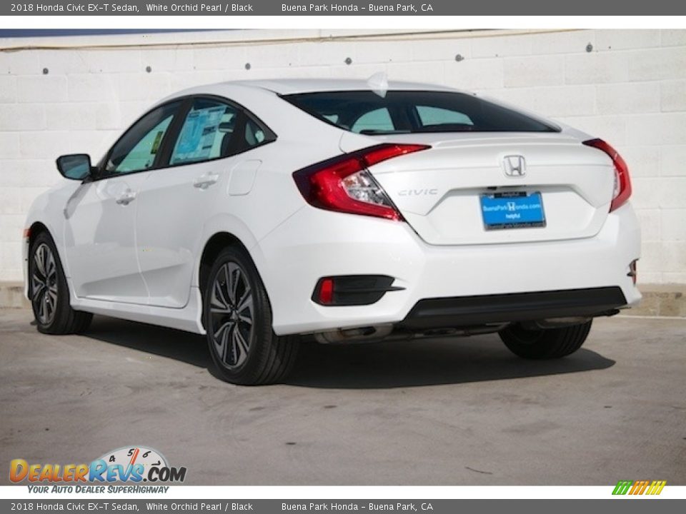 2018 Honda Civic EX-T Sedan White Orchid Pearl / Black Photo #2