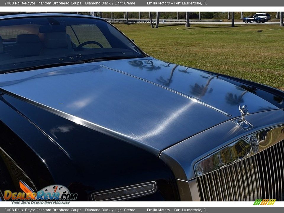 2008 Rolls-Royce Phantom Drophead Coupe Diamond Black / Light Creme Photo #19