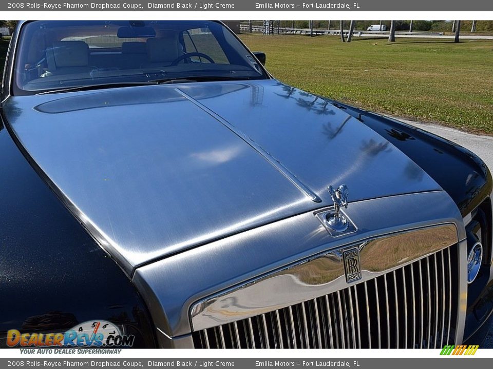 2008 Rolls-Royce Phantom Drophead Coupe Diamond Black / Light Creme Photo #20