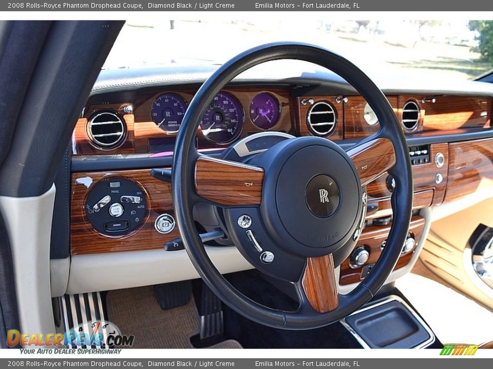 2008 Rolls-Royce Phantom Drophead Coupe  Steering Wheel Photo #25