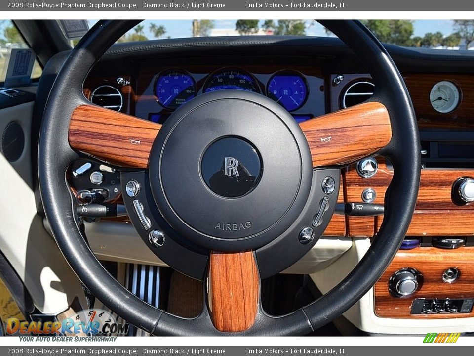 2008 Rolls-Royce Phantom Drophead Coupe  Steering Wheel Photo #27