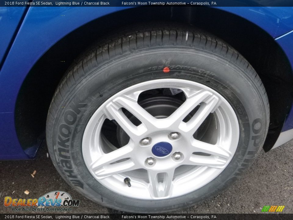2018 Ford Fiesta SE Sedan Lightning Blue / Charcoal Black Photo #7