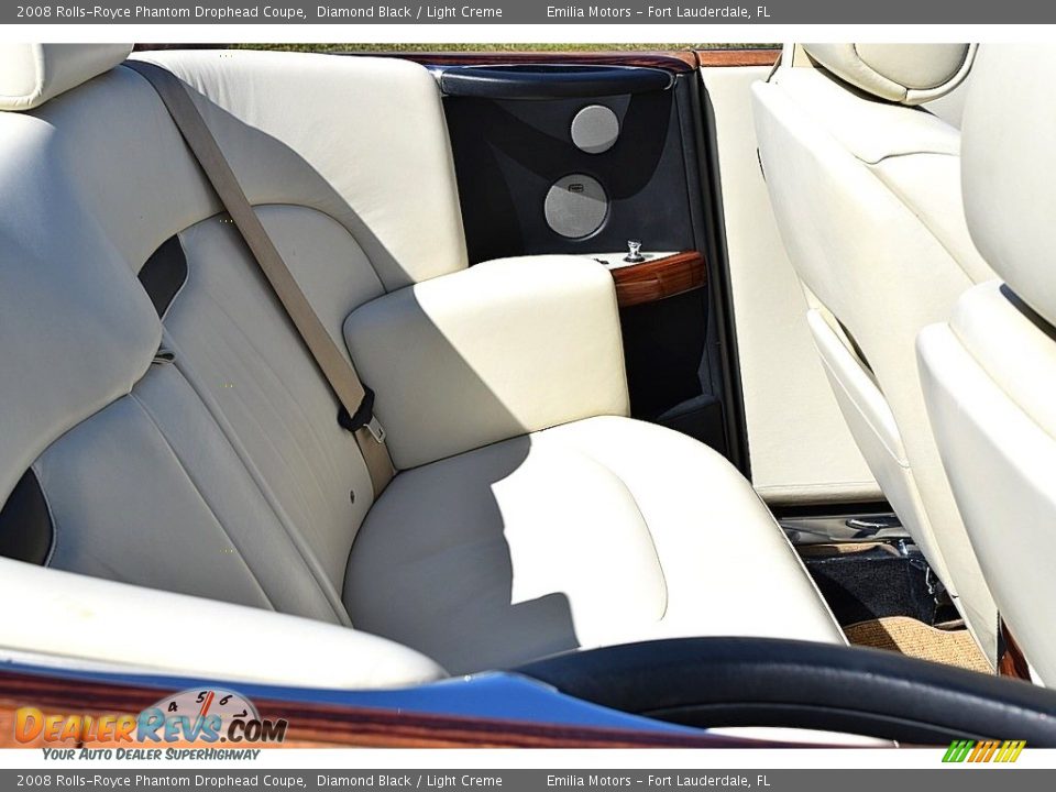 2008 Rolls-Royce Phantom Drophead Coupe Diamond Black / Light Creme Photo #41