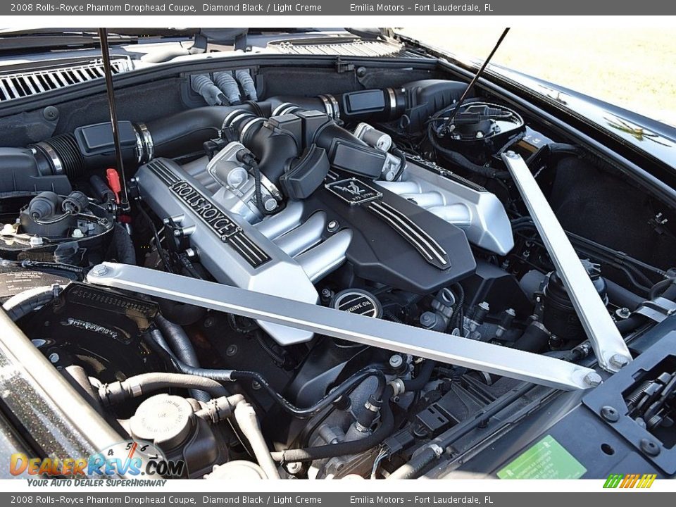 2008 Rolls-Royce Phantom Drophead Coupe  6.75 Liter DOHC 48-Valve VVT V12 Engine Photo #50