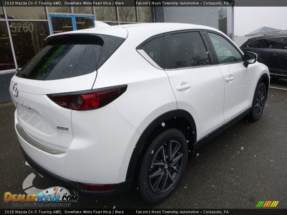 2018 Mazda CX-5 Touring AWD Snowflake White Pearl Mica / Black Photo #2