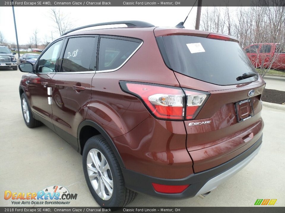 2018 Ford Escape SE 4WD Cinnamon Glaze / Charcoal Black Photo #3