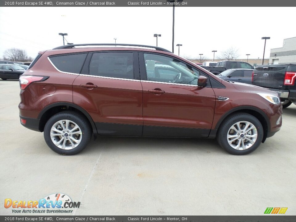 2018 Ford Escape SE 4WD Cinnamon Glaze / Charcoal Black Photo #5
