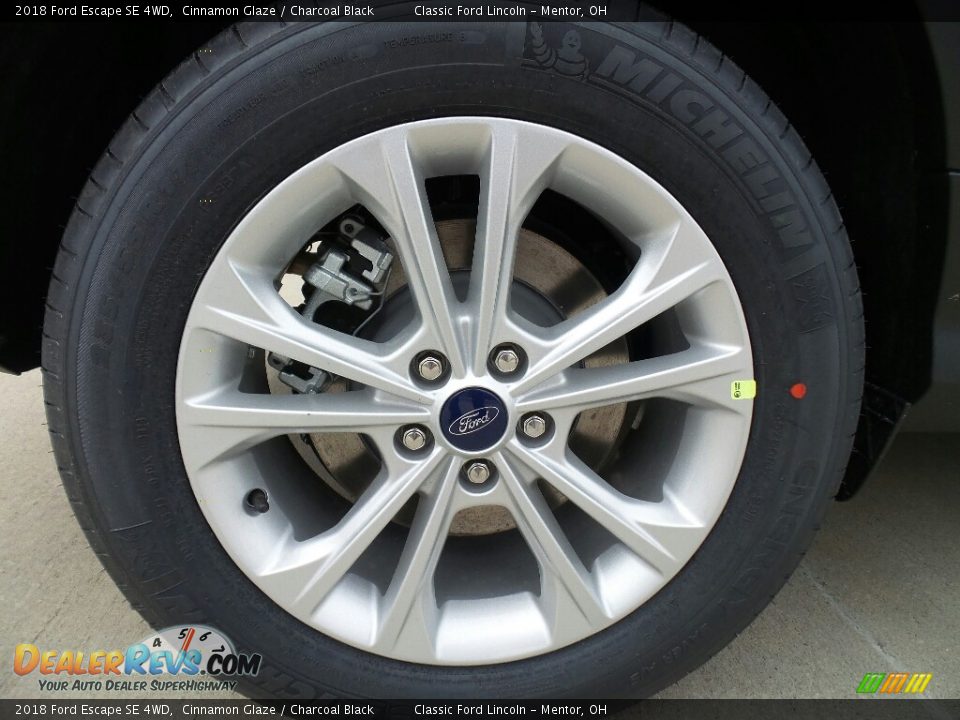 2018 Ford Escape SE 4WD Cinnamon Glaze / Charcoal Black Photo #8