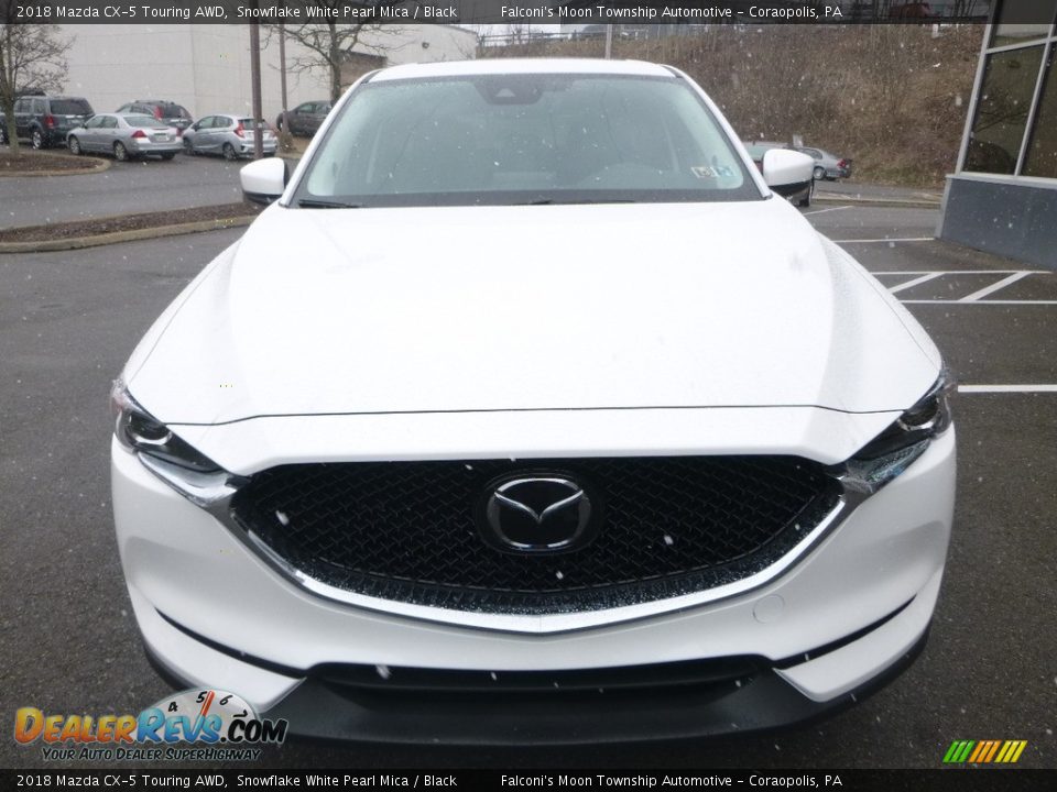 2018 Mazda CX-5 Touring AWD Snowflake White Pearl Mica / Black Photo #4
