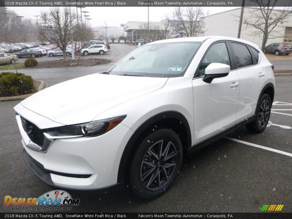 2018 Mazda CX-5 Touring AWD Snowflake White Pearl Mica / Black Photo #5