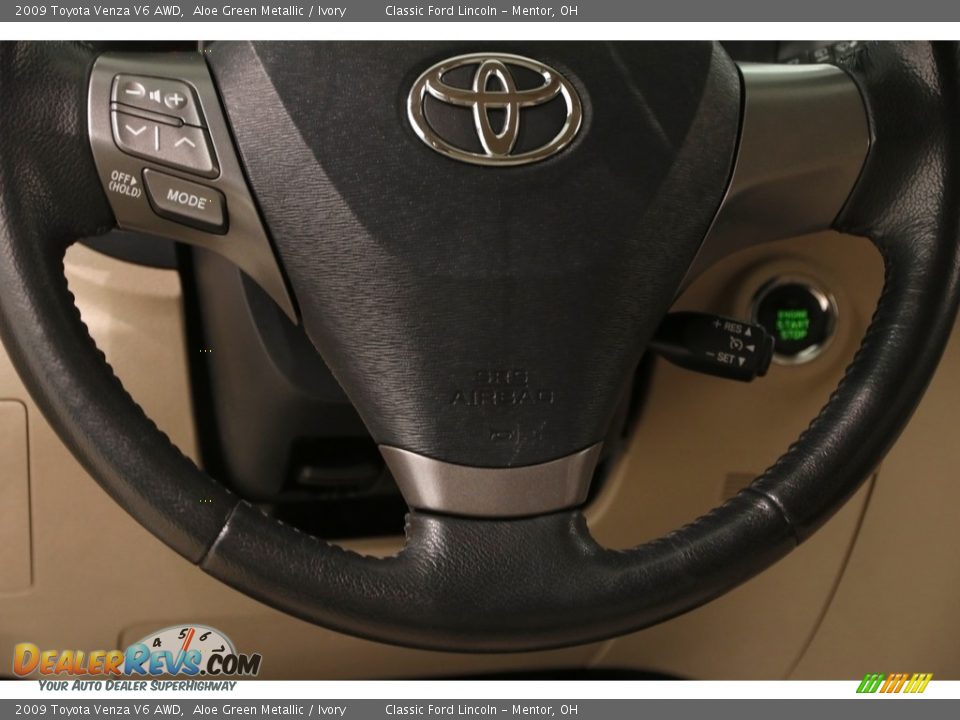 2009 Toyota Venza V6 AWD Aloe Green Metallic / Ivory Photo #8