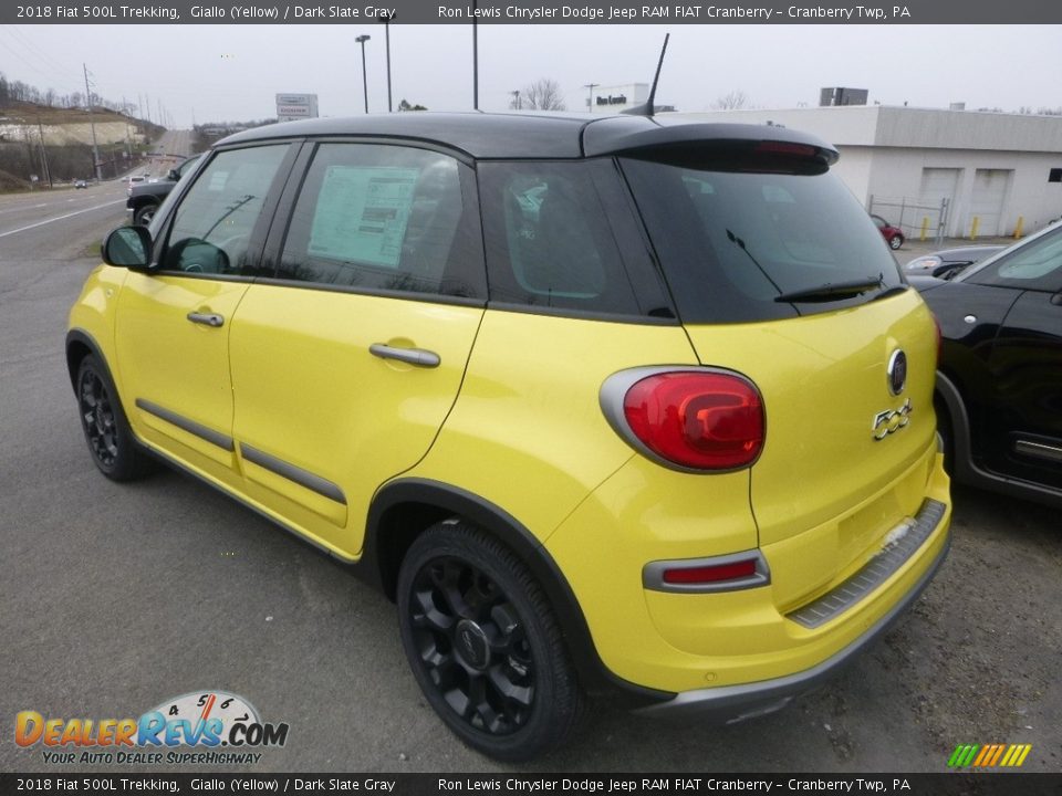 2018 Fiat 500L Trekking Giallo (Yellow) / Dark Slate Gray Photo #3