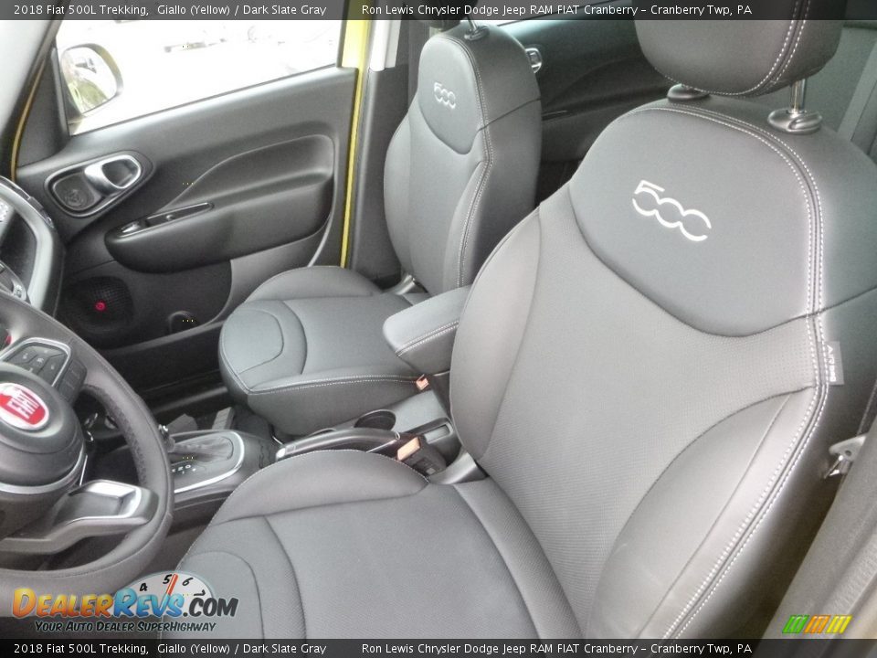 2018 Fiat 500L Trekking Giallo (Yellow) / Dark Slate Gray Photo #16