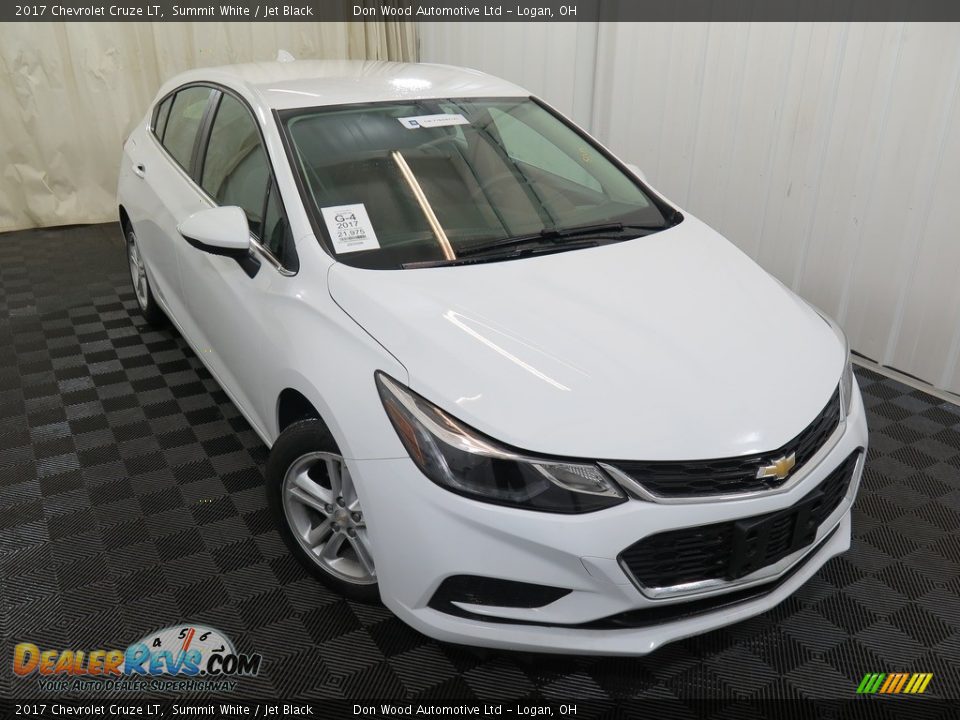2017 Chevrolet Cruze LT Summit White / Jet Black Photo #2