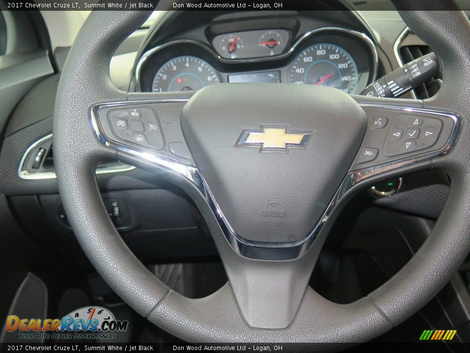 2017 Chevrolet Cruze LT Summit White / Jet Black Photo #13