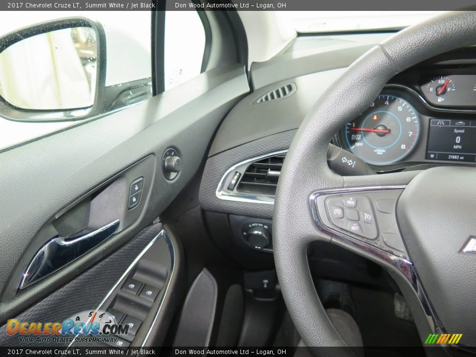 2017 Chevrolet Cruze LT Summit White / Jet Black Photo #14