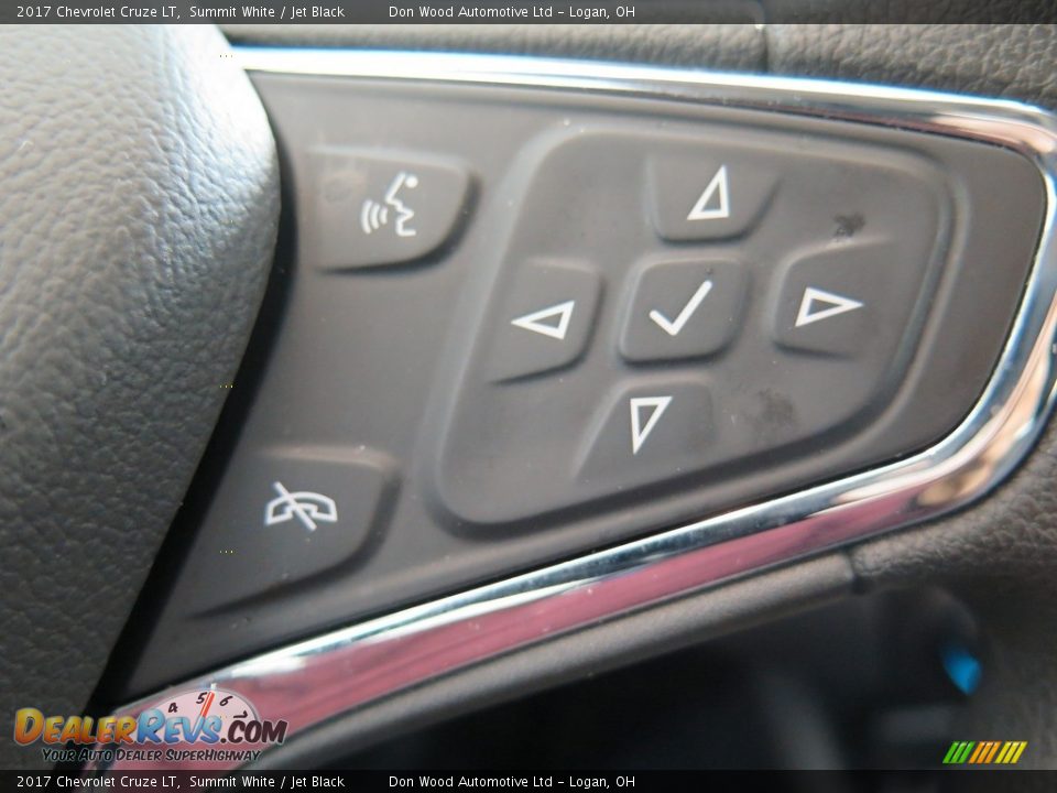2017 Chevrolet Cruze LT Summit White / Jet Black Photo #35