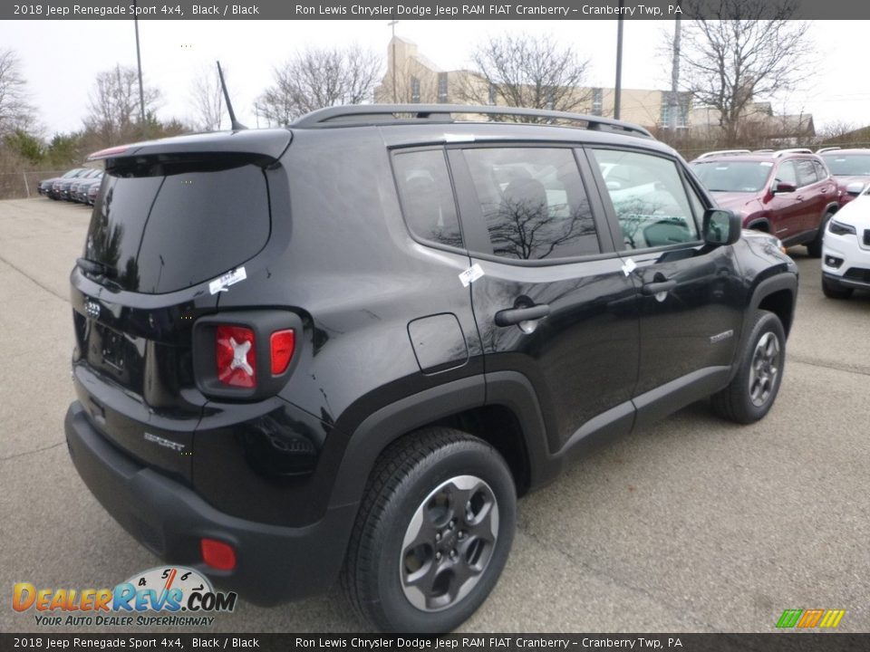 2018 Jeep Renegade Sport 4x4 Black / Black Photo #5