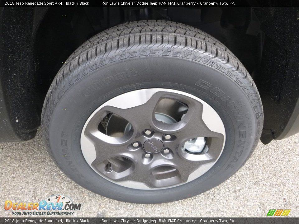 2018 Jeep Renegade Sport 4x4 Black / Black Photo #9