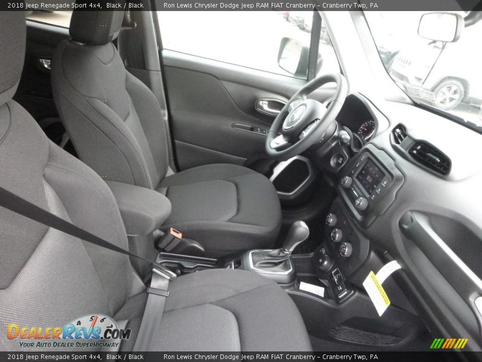 2018 Jeep Renegade Sport 4x4 Black / Black Photo #10
