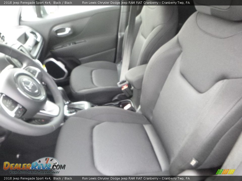 2018 Jeep Renegade Sport 4x4 Black / Black Photo #15