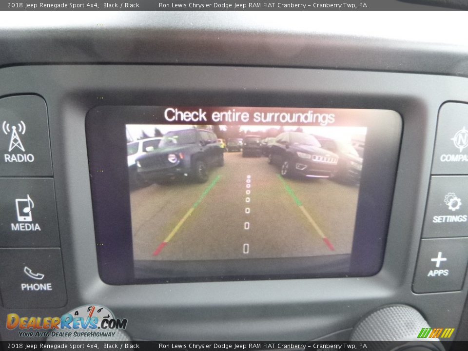 2018 Jeep Renegade Sport 4x4 Black / Black Photo #17