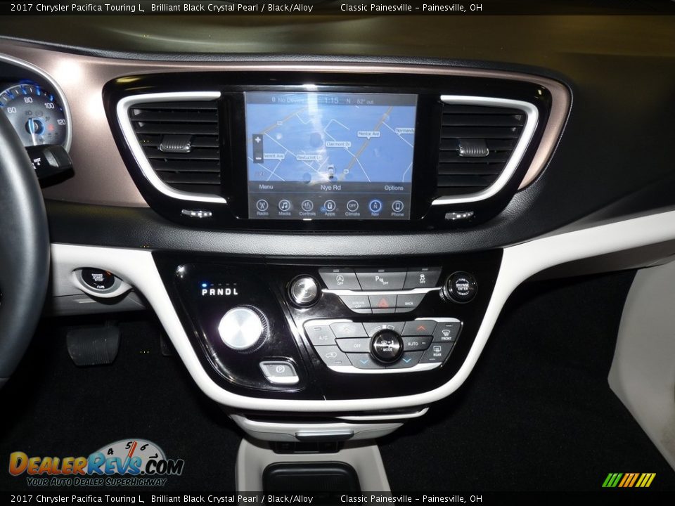 2017 Chrysler Pacifica Touring L Brilliant Black Crystal Pearl / Black/Alloy Photo #14