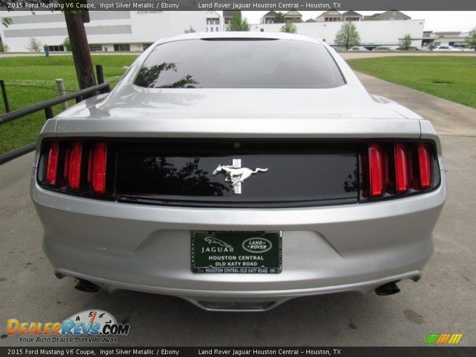 2015 Ford Mustang V6 Coupe Ingot Silver Metallic / Ebony Photo #8