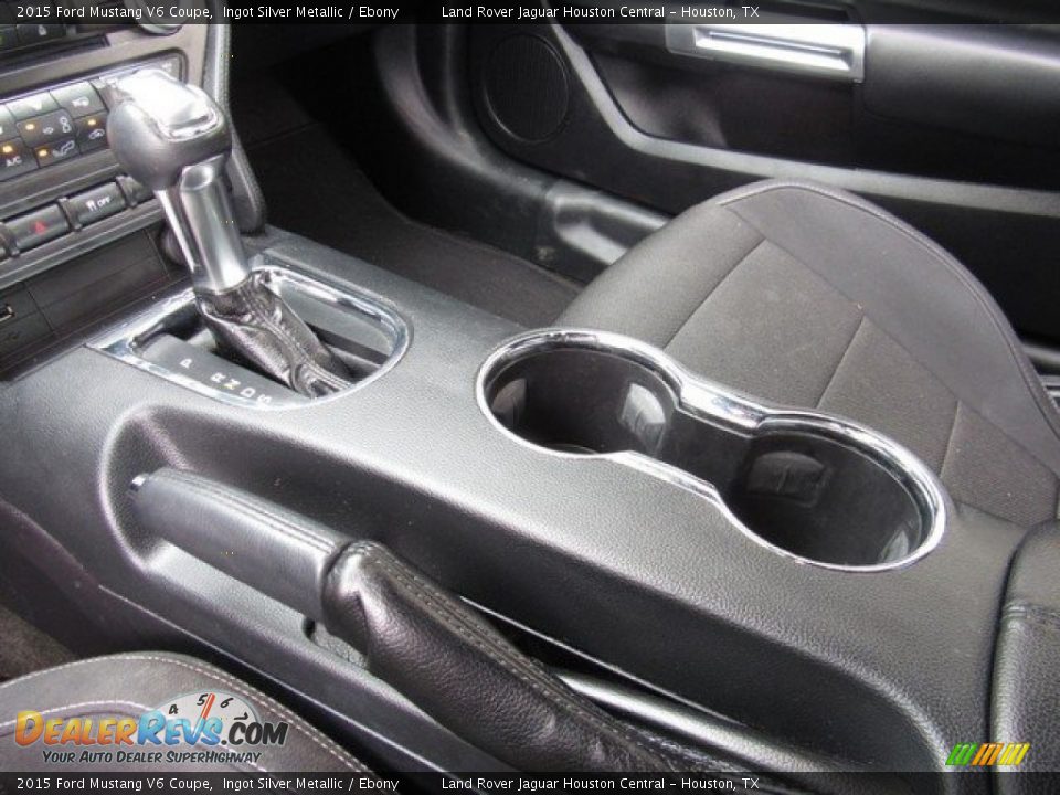 2015 Ford Mustang V6 Coupe Ingot Silver Metallic / Ebony Photo #28