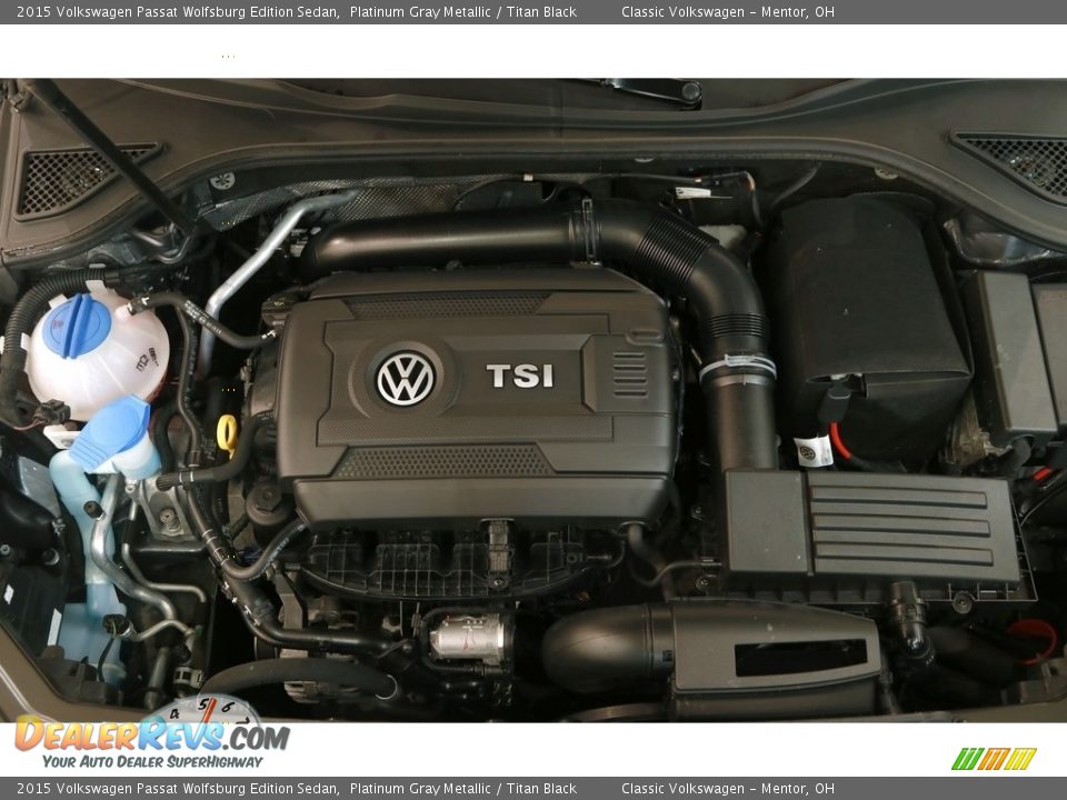 2015 Volkswagen Passat Wolfsburg Edition Sedan Platinum Gray Metallic / Titan Black Photo #23