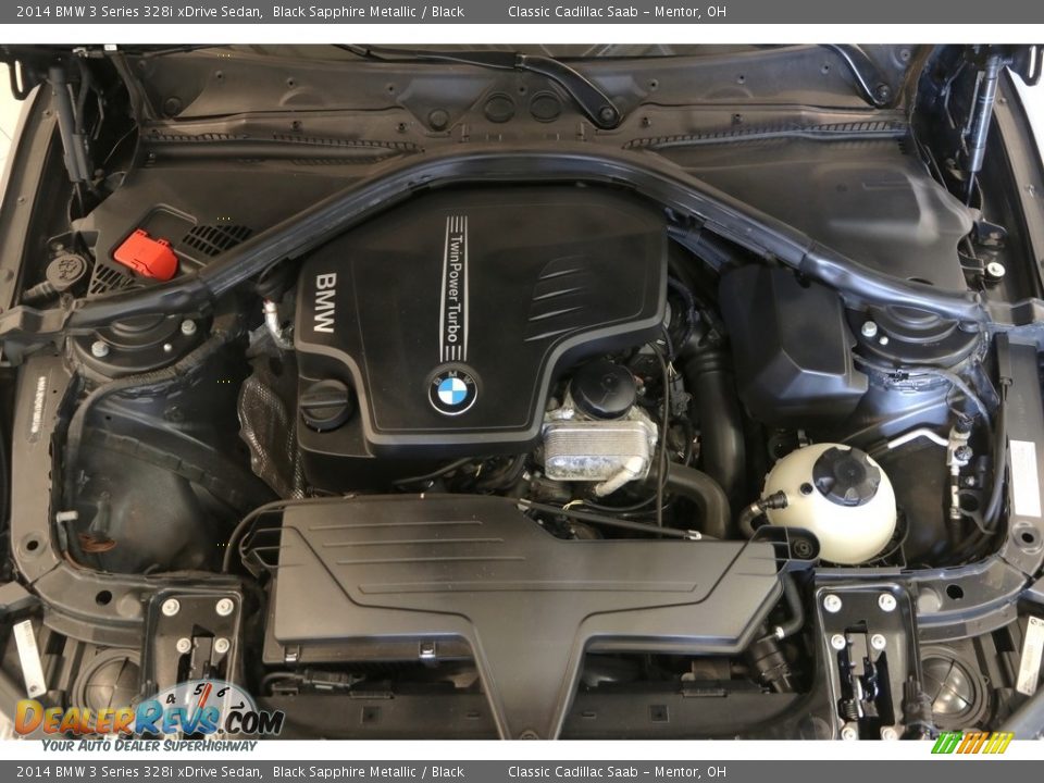2014 BMW 3 Series 328i xDrive Sedan Black Sapphire Metallic / Black Photo #18