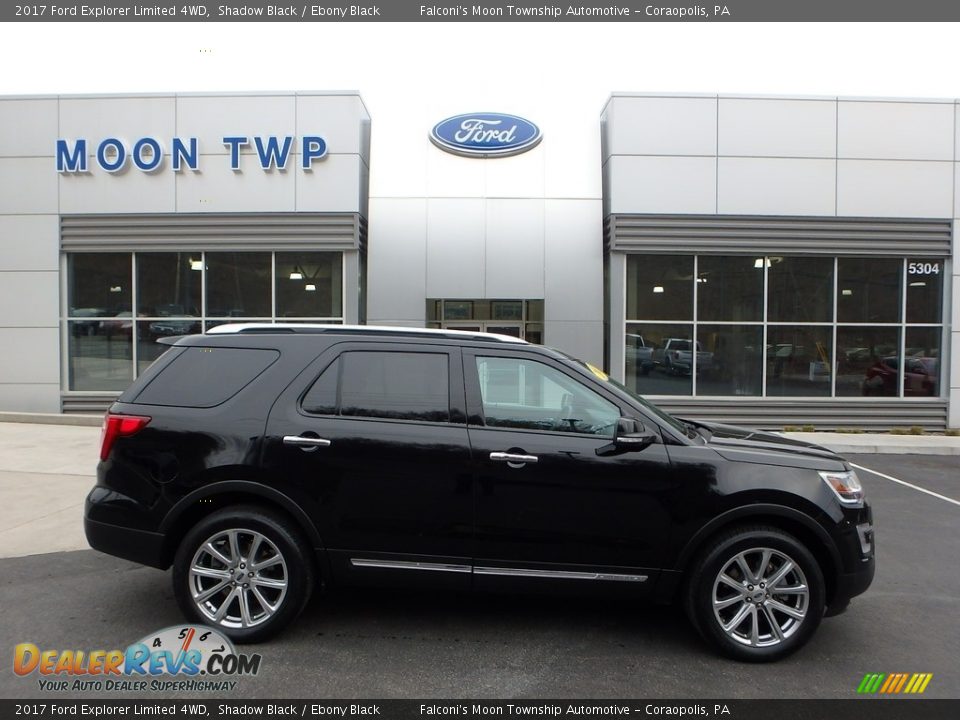 2017 Ford Explorer Limited 4WD Shadow Black / Ebony Black Photo #1