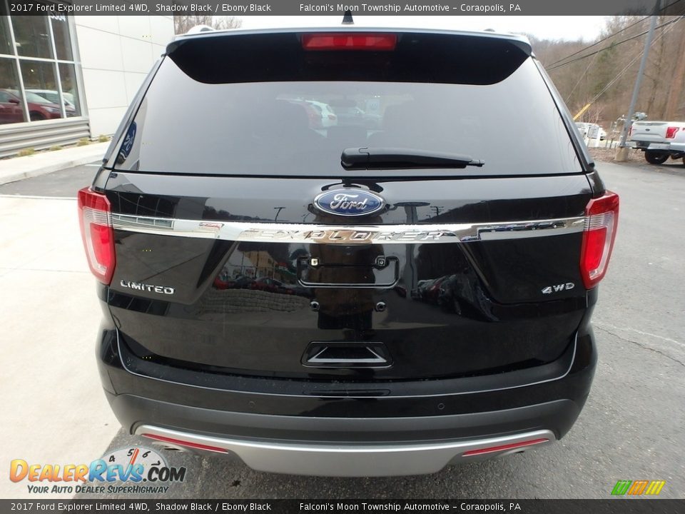 2017 Ford Explorer Limited 4WD Shadow Black / Ebony Black Photo #3
