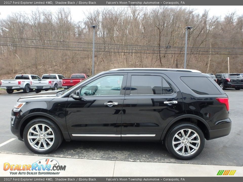 2017 Ford Explorer Limited 4WD Shadow Black / Ebony Black Photo #6