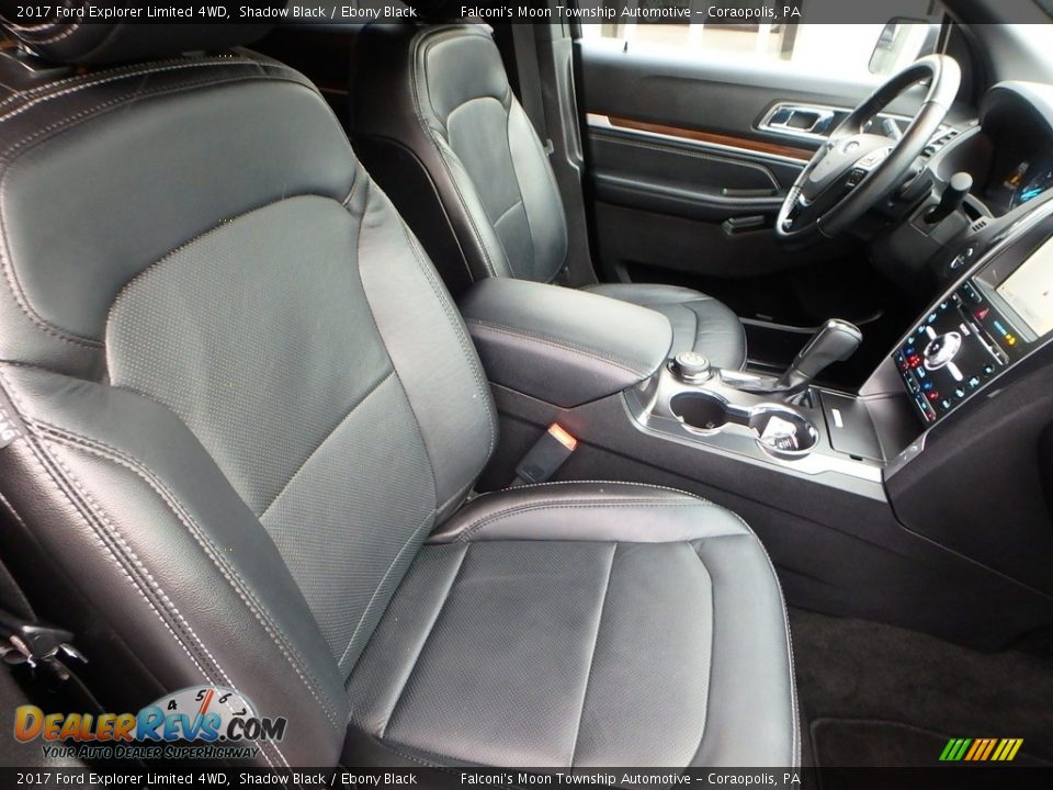 2017 Ford Explorer Limited 4WD Shadow Black / Ebony Black Photo #11