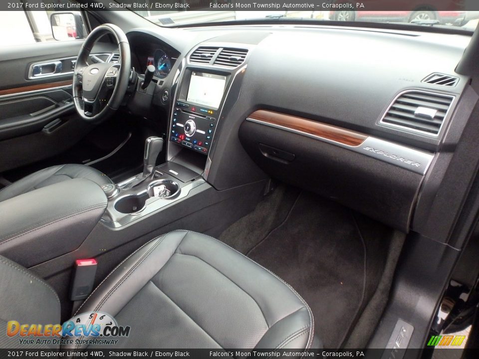 2017 Ford Explorer Limited 4WD Shadow Black / Ebony Black Photo #12