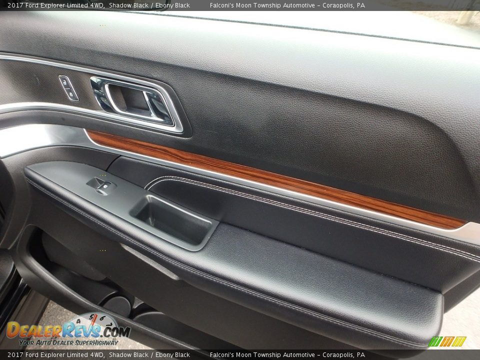 2017 Ford Explorer Limited 4WD Shadow Black / Ebony Black Photo #14