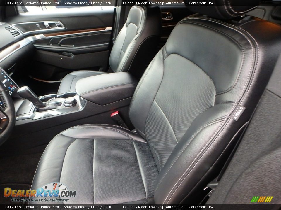 2017 Ford Explorer Limited 4WD Shadow Black / Ebony Black Photo #17