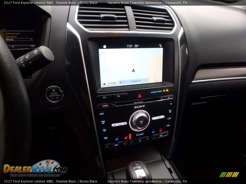 2017 Ford Explorer Limited 4WD Shadow Black / Ebony Black Photo #22