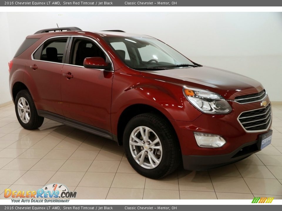 2016 Chevrolet Equinox LT AWD Siren Red Tintcoat / Jet Black Photo #1